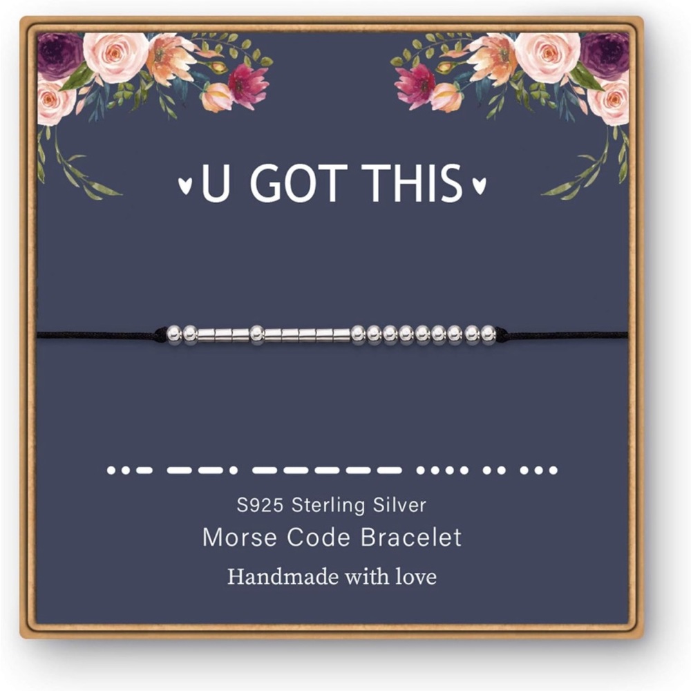 Sterling Silver Morse Code Bracelets